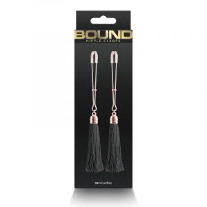 Bound T1 Nipple Clamps Tassels by NS Novelties