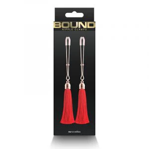 Bound T1 Nipple Clamps Tassels by NS Novelties - Image 3