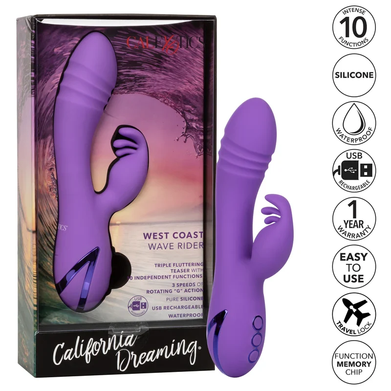California Dreaming™ West Coast Wave Rider Vibrator by Cal Exotics