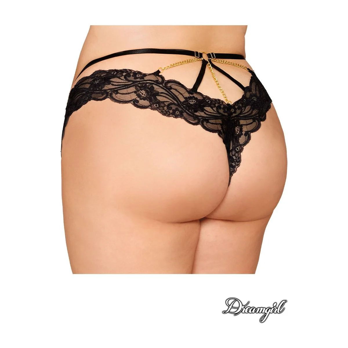 Chain Open Thong by Dreamgirl - Image 2