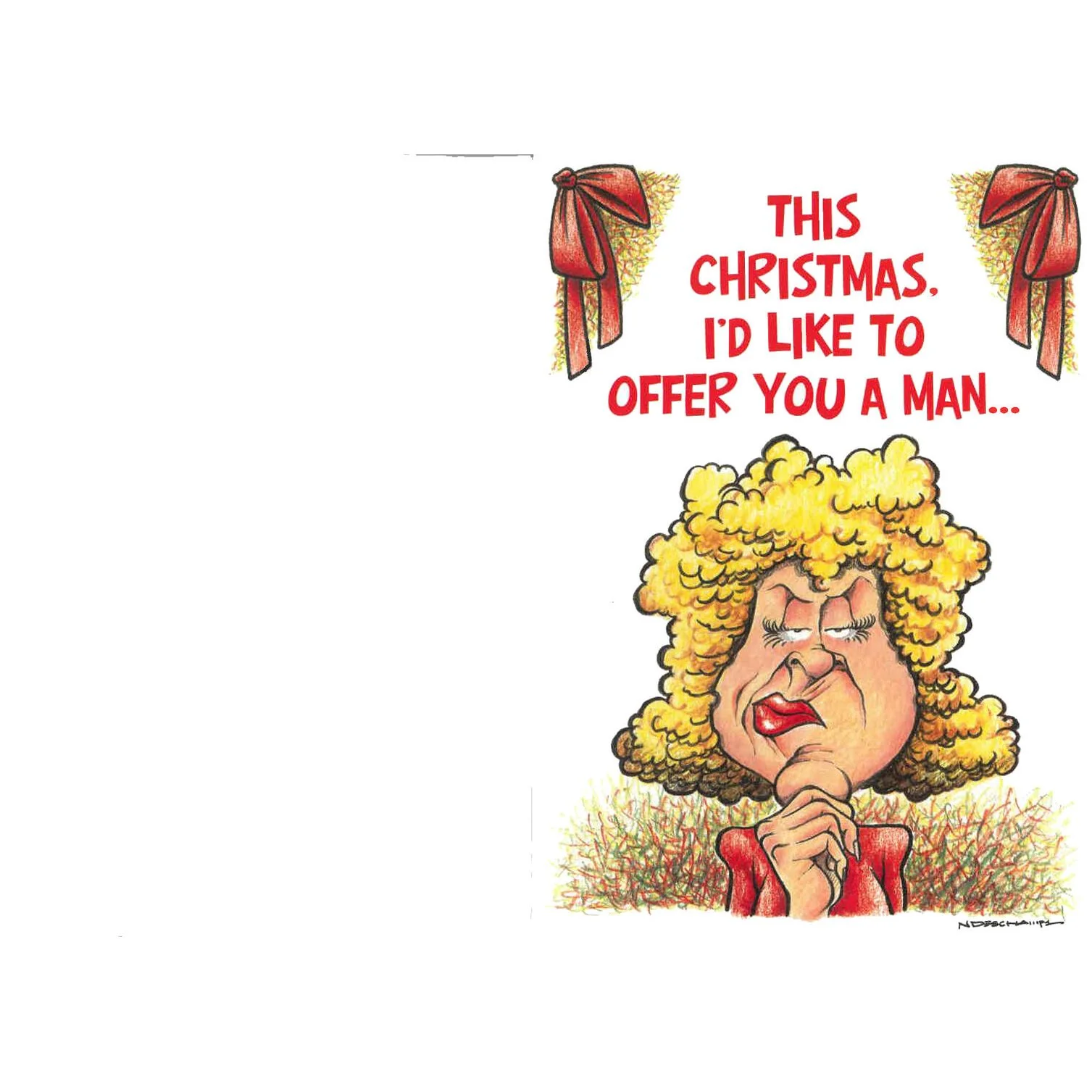 Christmas Card "This Christmas I'D Like To"