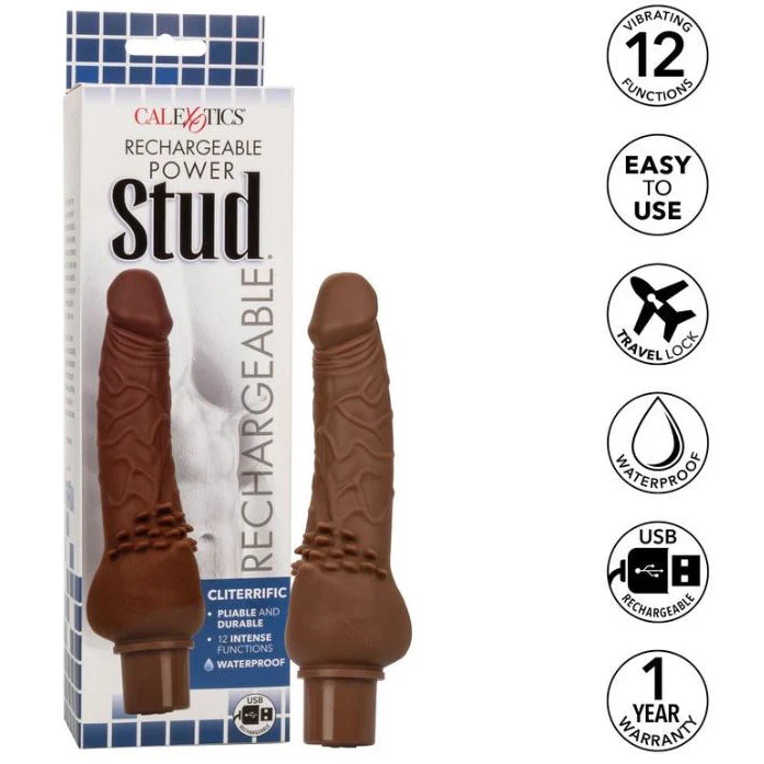 Clitterific Stud® Vibrator 7.5" by Cal Exotics