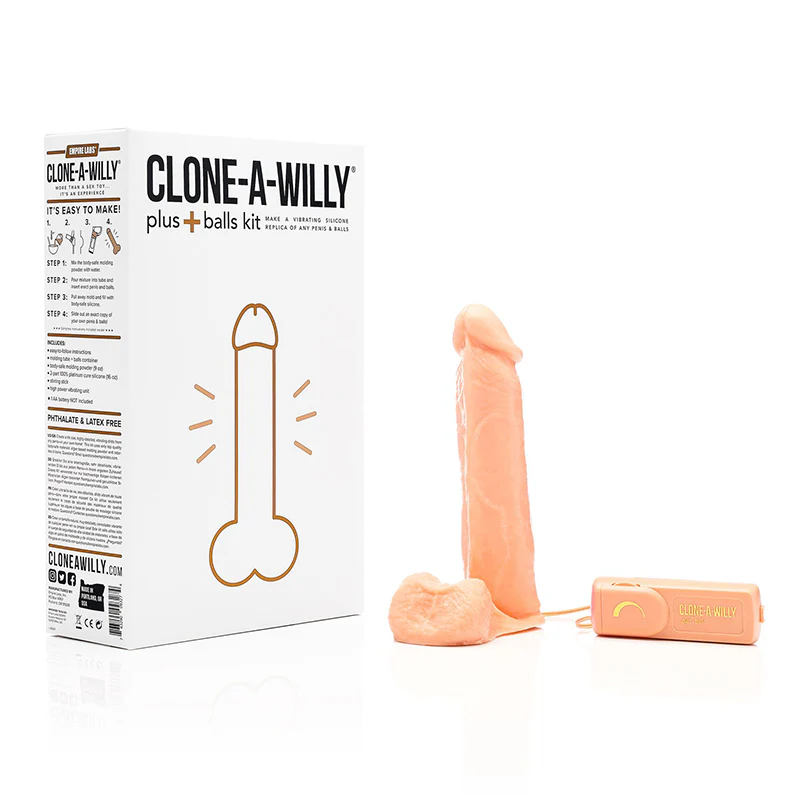 Clone A Willy Penis Molding Kit With Balls Vibrating by Empire Labs - Image 3