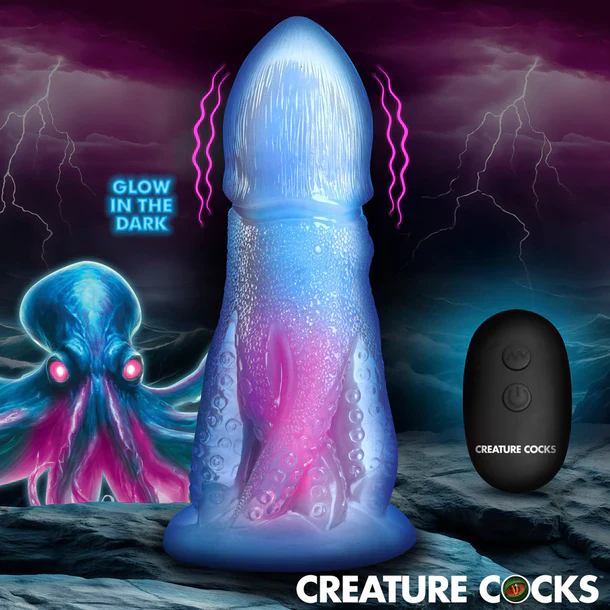 Cocktopus Glow Vibrating Creature Cocks Dildo by XR - Image 2