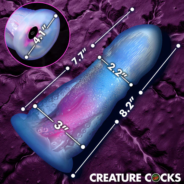 Cocktopus Glow Vibrating Creature Cocks Dildo by XR - Image 4