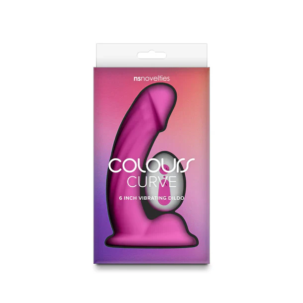 Colours Curve Vibrating Dildo 6" by Ns Novelties - Image 2