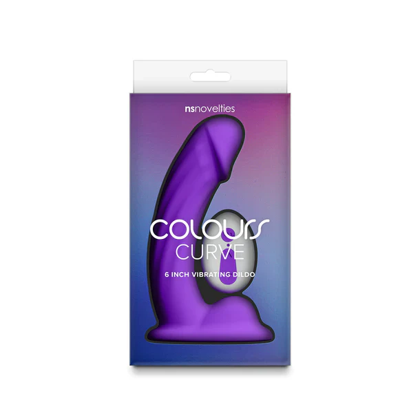 Colours Curve Vibrating Dildo 6" by Ns Novelties - Image 3