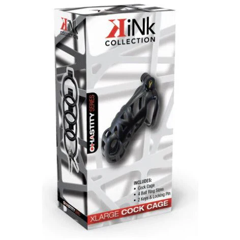 X-Large Locking Cock Chastity Cage by Kink Collection