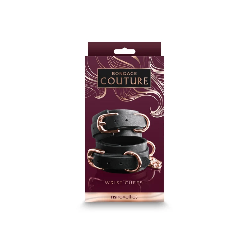 Bondage Couture Wrist Cuffs by NS Novelties