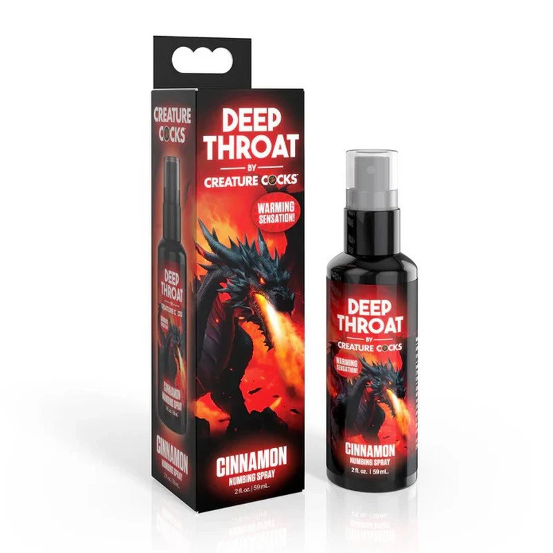 Creature Cocks Deep Throat Numbing Spray Cinnamon by XR - Image 3