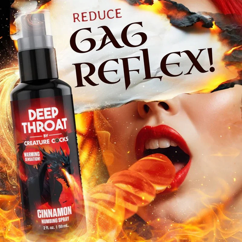 Creature Cocks Deep Throat Numbing Spray Cinnamon by XR - Image 4