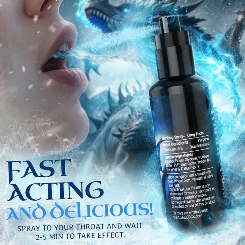 Creature Cocks Deep Throat Numbing Spray Spearmint by XR - Image 5