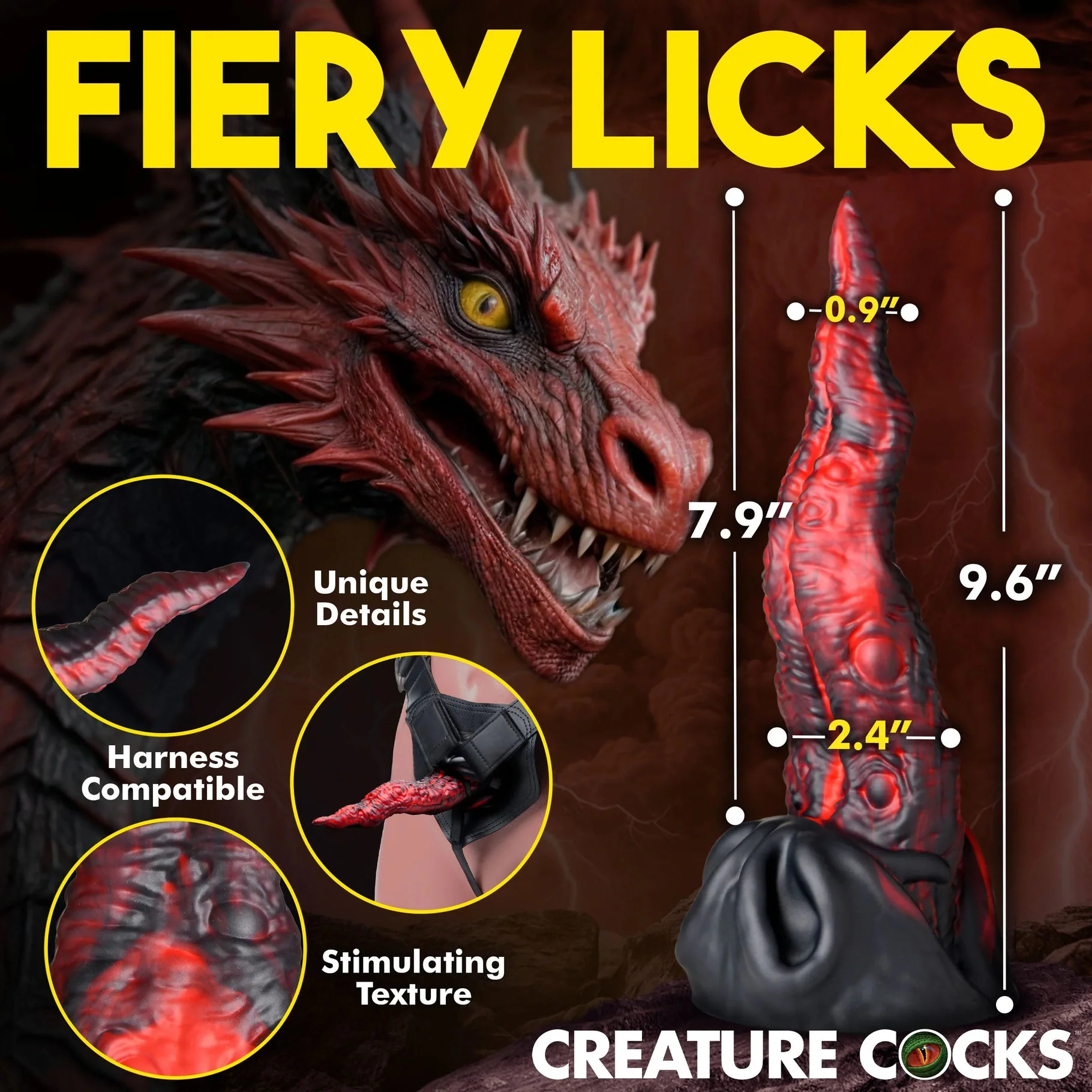Creature Cocks Dragon Tongue Dildo by XR - Image 3