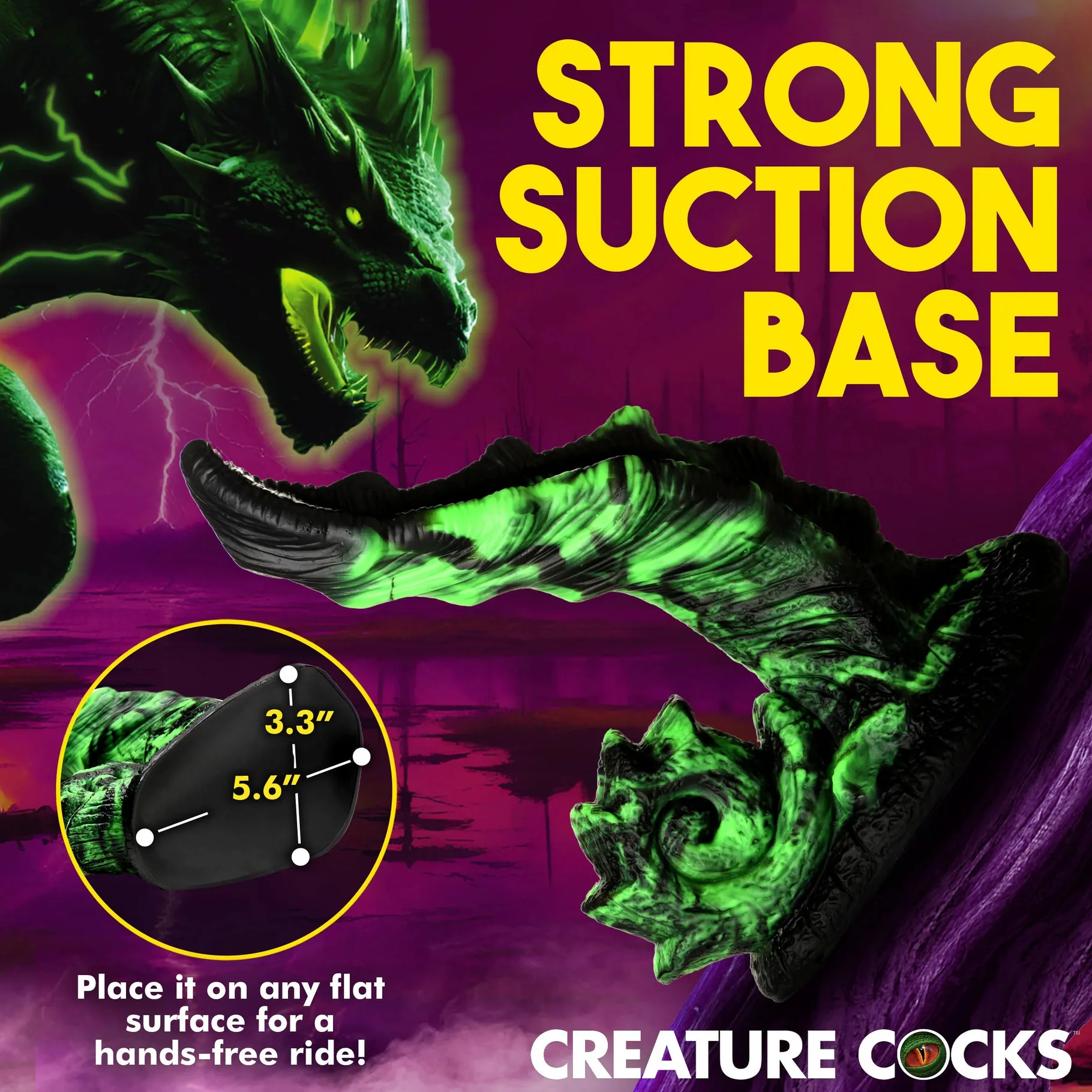 Creature Cocks Glowzilla Dildo by XR - Image 2