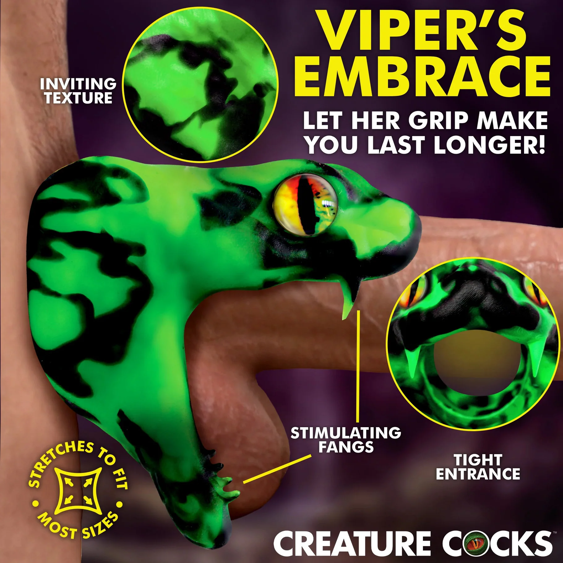 Creature Cocks Master Cobra Cock Ring by XR - Image 3