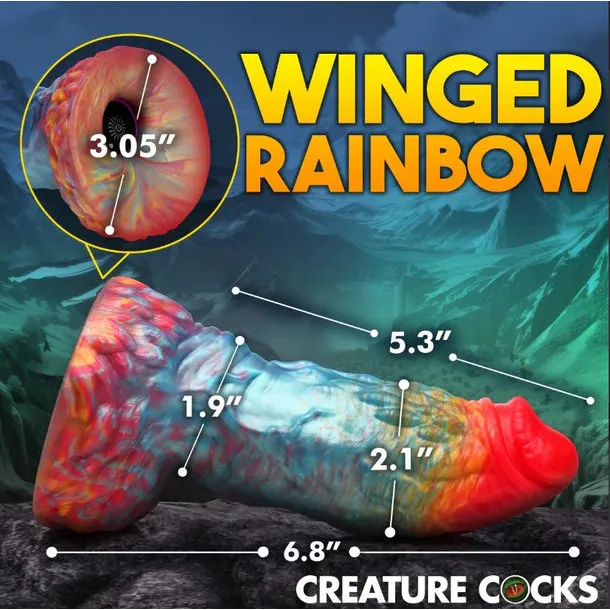 Creature Cocks Rainbow Pheonix Vibrating Dildo by XR - Image 3