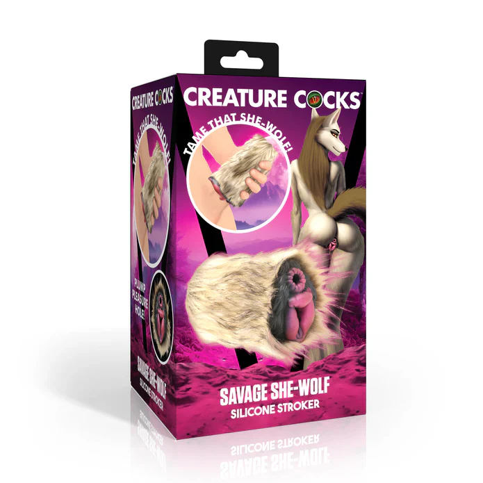 Creature Cocks Savage She Wolf Silicone Pussy & Ass Stroker by XR