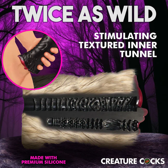 Creature Cocks Savage She Wolf Silicone Pussy & Ass Stroker by XR - Image 3