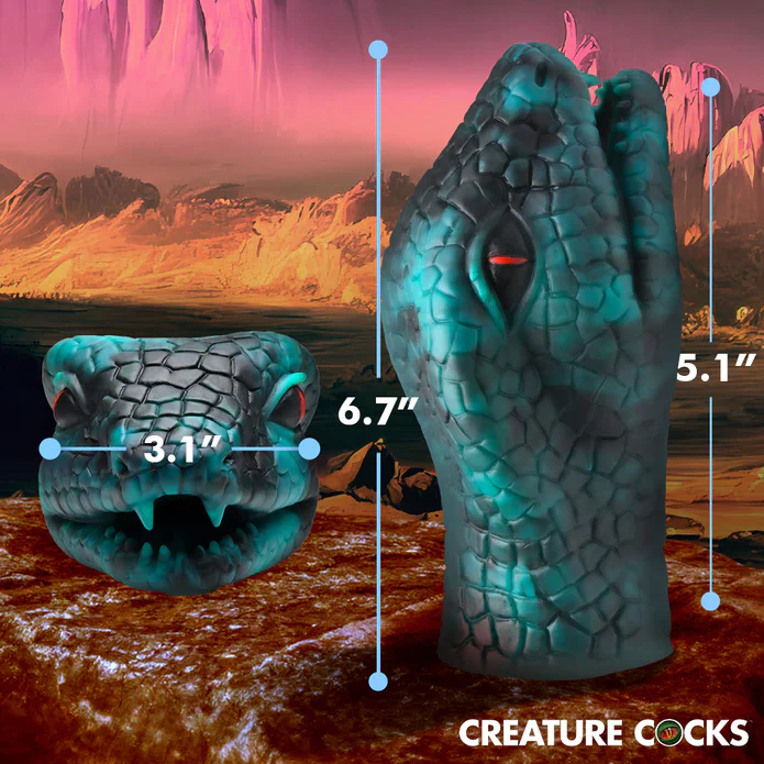 Creature Cocks Serpetine Silicone Stroker by XR - Image 4