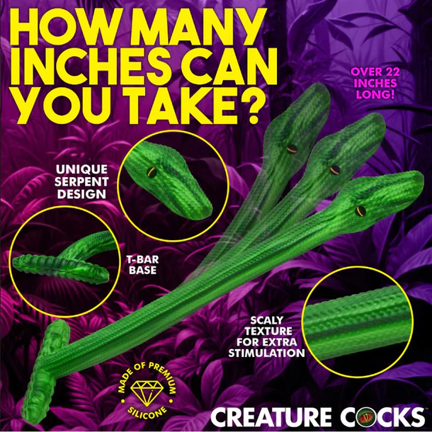 Creature Cocks Slither Dildo 22.5" by XR - Image 2