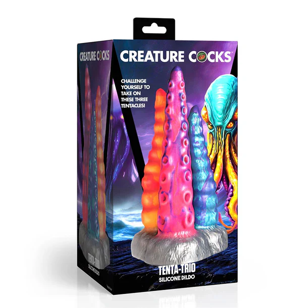 Creature Cocks Tenta-Trio Silicone Dildo by XR