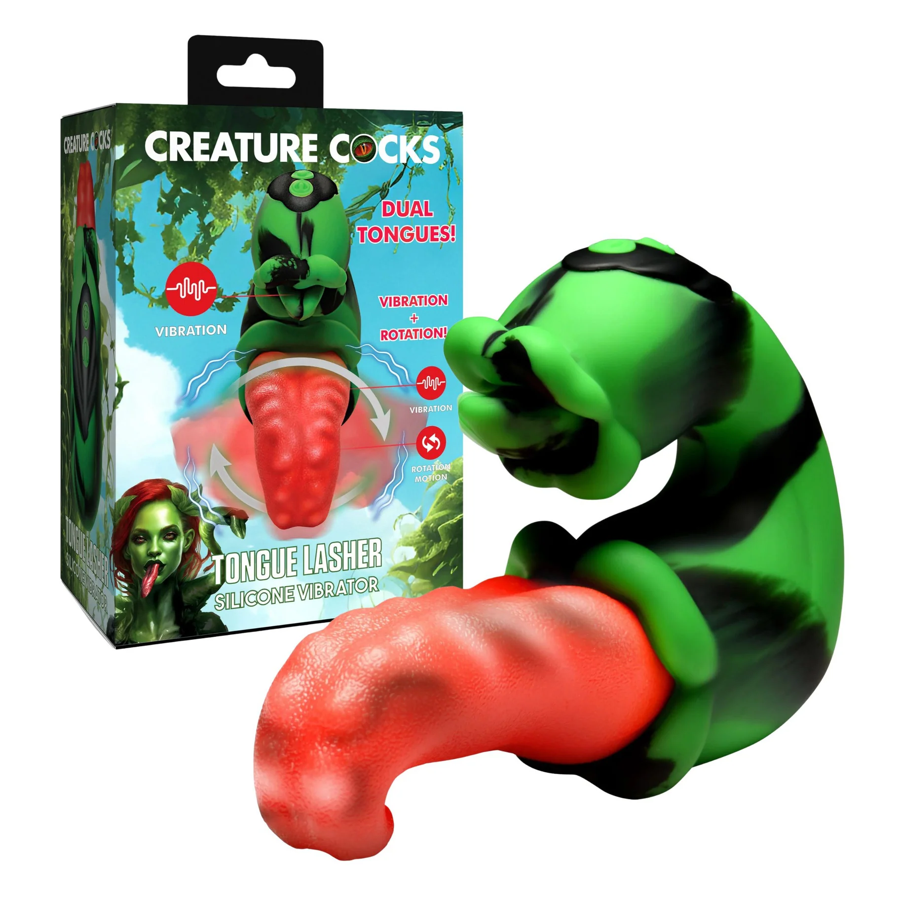 Creature Cocks Tongue Lasher Vibrator by XR