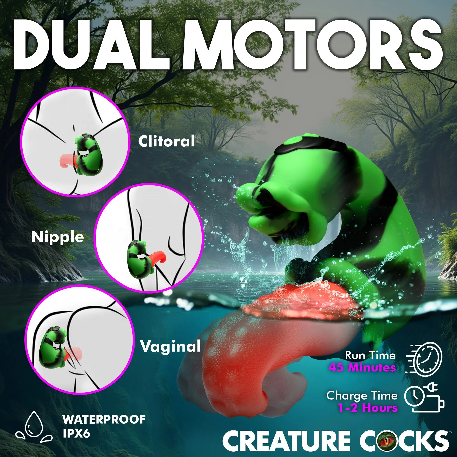 Creature Cocks Tongue Lasher Vibrator by XR - Image 3