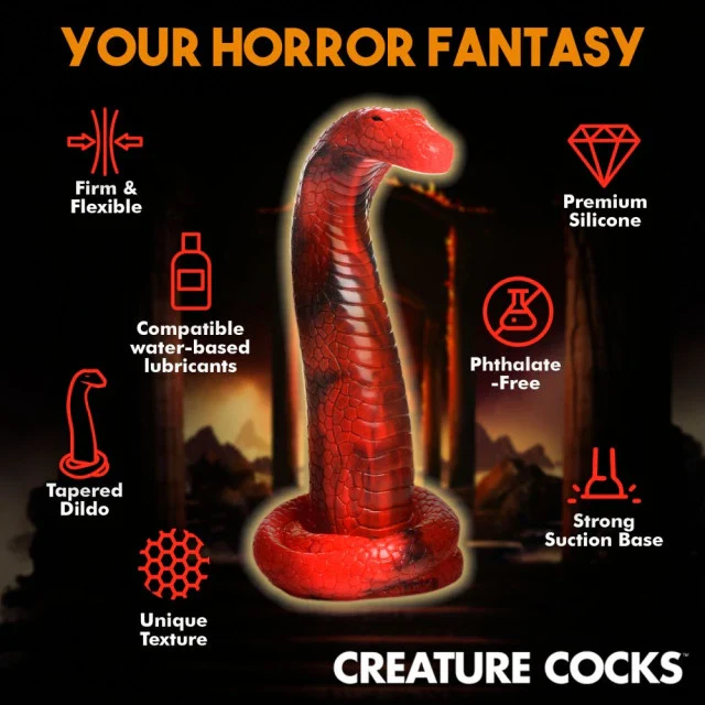 Creature Cocks King Cobra Dildo by XR - Image 3