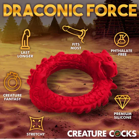 Creature Cocks Rise of the Dragon Cock Ring by XR - Image 3