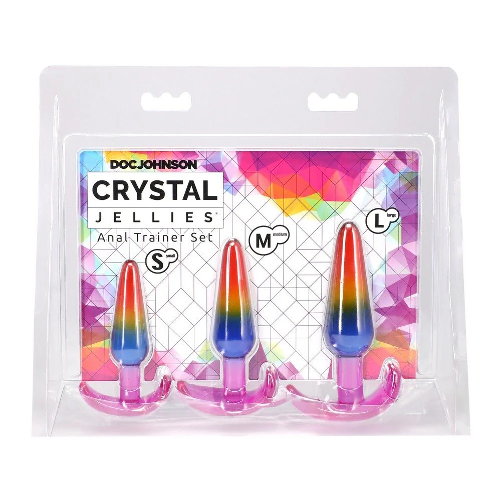 Crystal Jellies Anal Trainer Kit by Doc Johnson