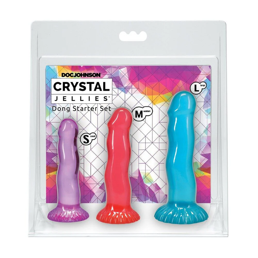 Crystal Jellies Multi Dong Starter Set by Doc Johnson - Image 2