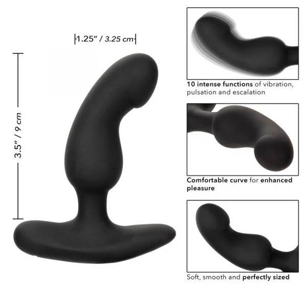 Curved Vibrating Anal Probe Rechargeable by Cal Exotics - Image 2