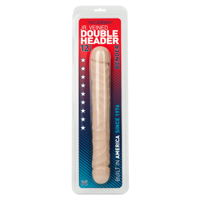 Double Header Bender Double Dildo 12" by Doc Johnson