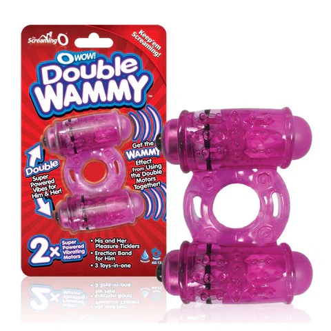 Double Wammy Vibrating Cock Ring by Screaming O - Image 3