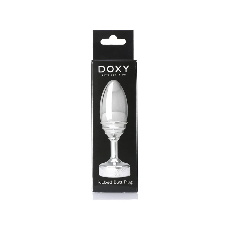 Ribbed Anal Plug by Doxy