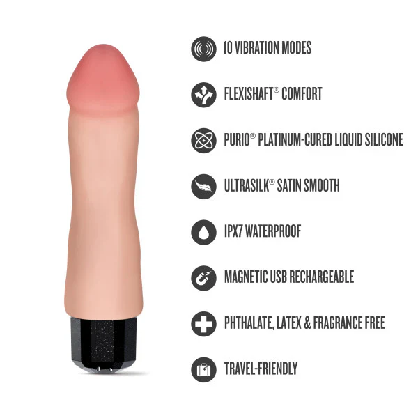 Dr Skin 7.5" Vibrator Dr Avery by Blush - Image 2