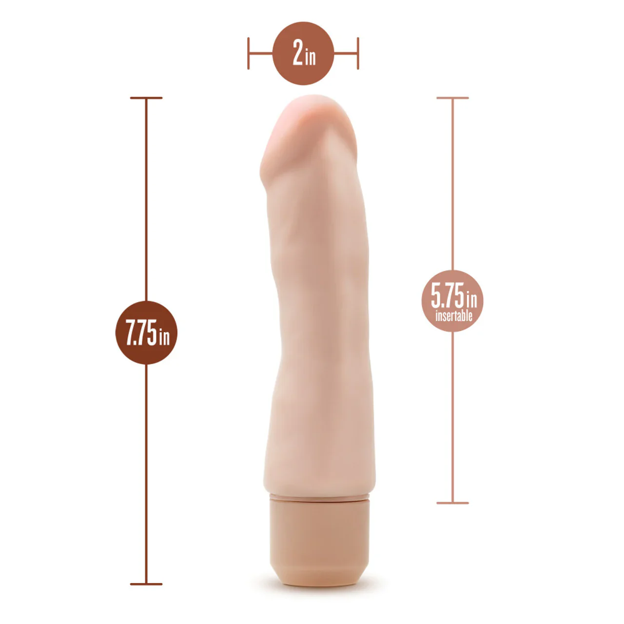 Dr Skin 7" Vibrator Dr Steve by Blush Novelties - Image 2