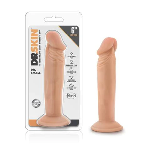 Dr Skin Dr Small Realistic Dildo 6" by Blush Novelties
