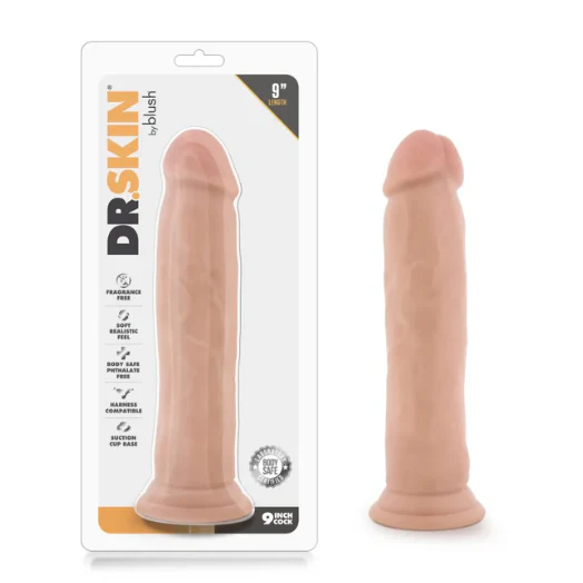 Dr Skin Realistic Dildo 9" by Blush Novelties