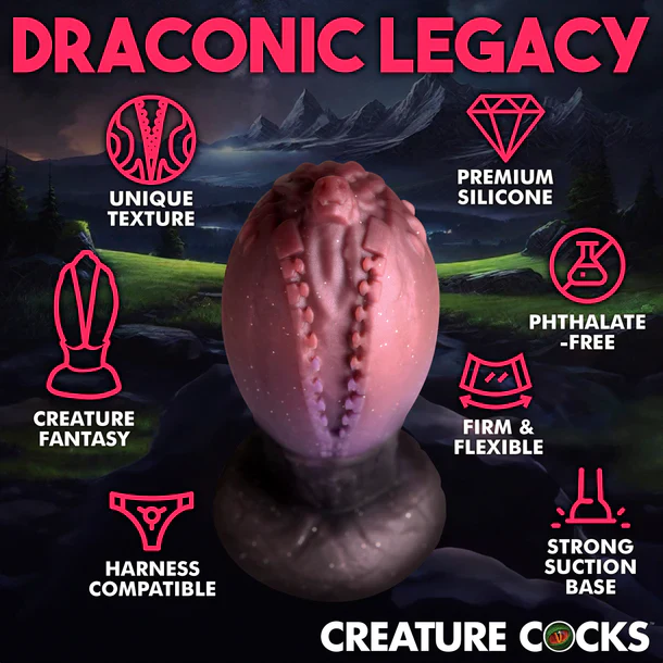 Dragon Hatch Lg Creature Cocks Anal Plug by XR - Image 2