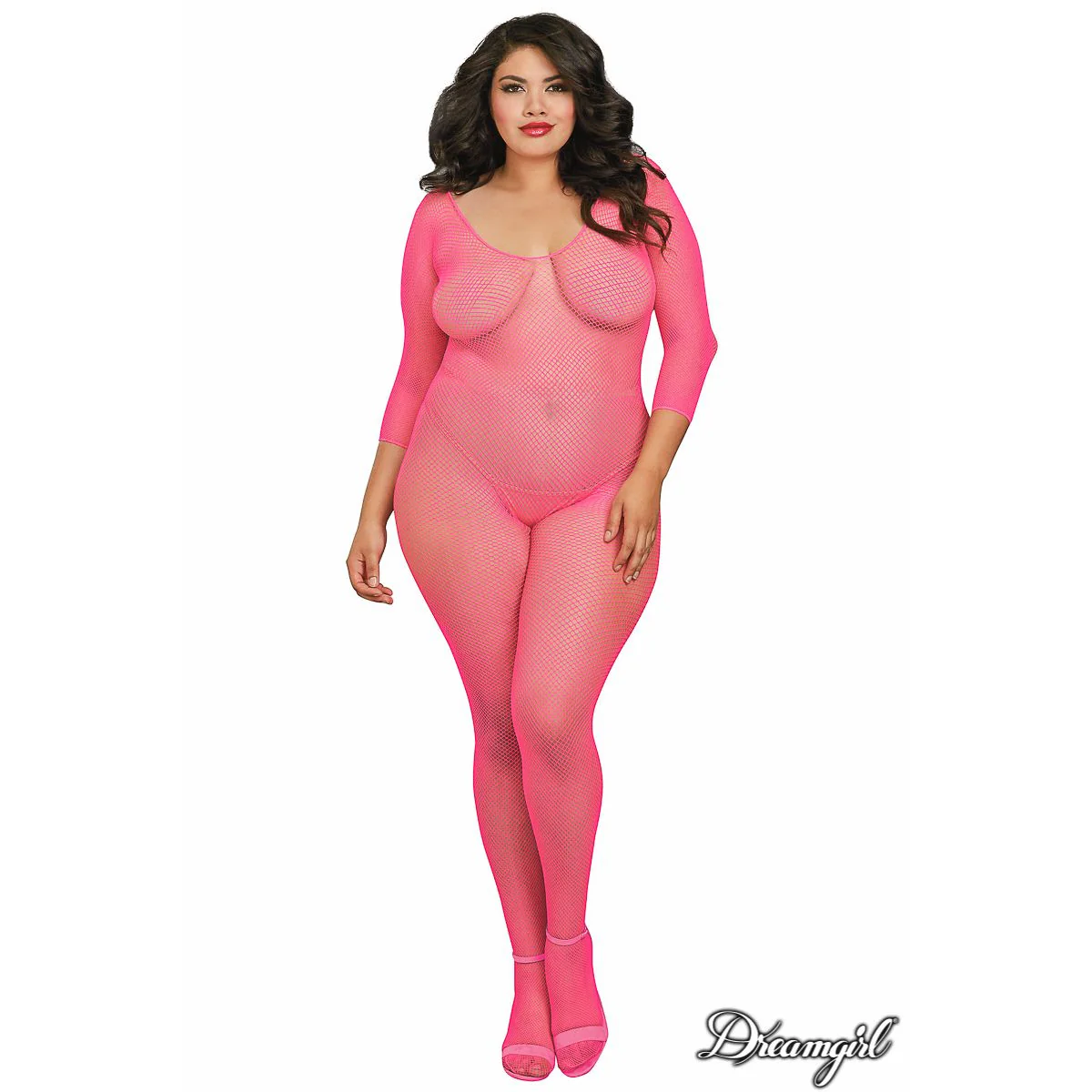 Long Sleeve Fishnet Bodystocking by Dreamgirl - Image 5