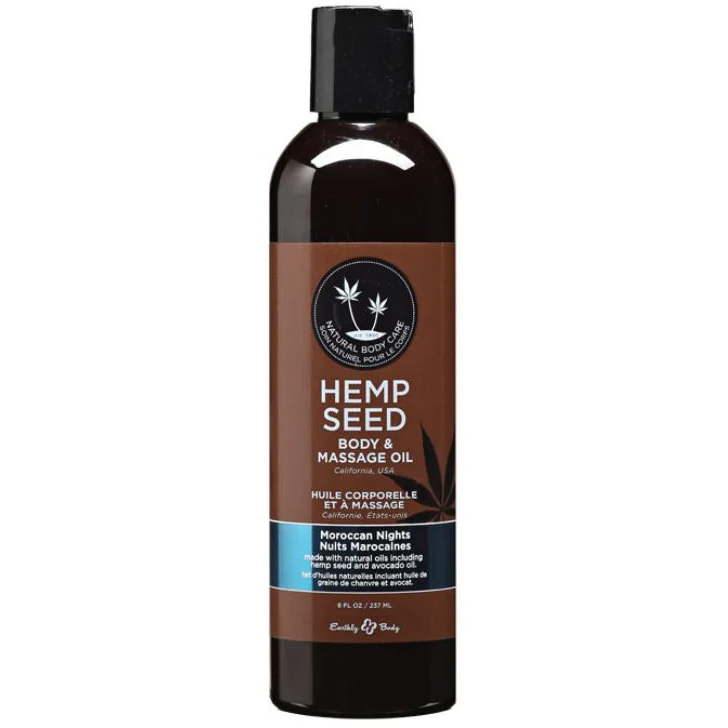 Hemp Seed Body & Massage Oil Moroccan Nights By Earthly Body