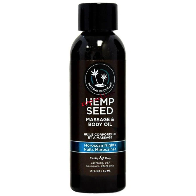 Hemp Seed Body & Massage Oil Moroccan Nights By Earthly Body - Image 2
