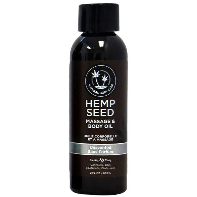 Hemp Seed Body & Massage Oil Unscented by Earthly Body - Image 2