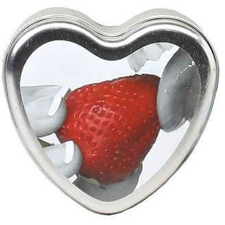 Strawberry Edible Massage Candle by Earthly Body