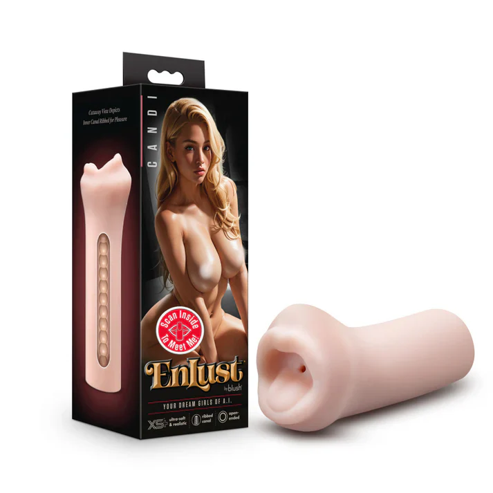 Enlust Candi AI Vibrating Mouth Masturbator by Blush