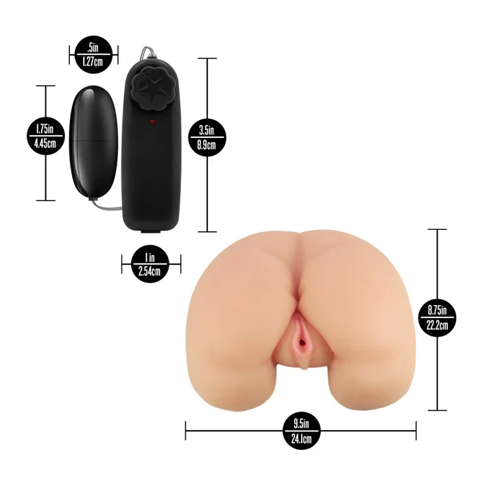 Enlust Talia AI Vibrating Vagina & Ass Masturbator by Blush - Image 9