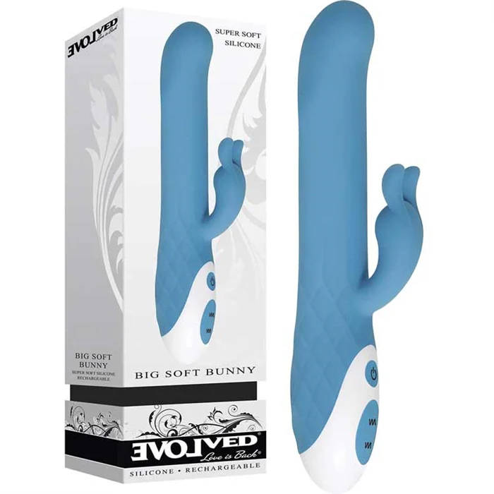 Big Soft Bunny Vibrator by Evolved