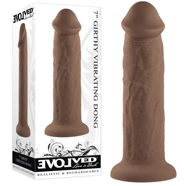 Girthy Realistic Vibrating Dildo 7" by Evolved