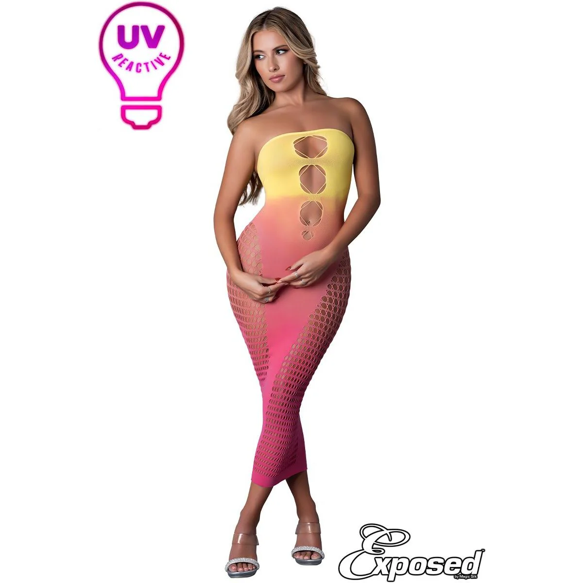 Exposed Mini Tube Dress by Magic Silk - Image 5